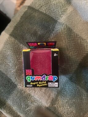 Gumdrop Super Solid Squish - Bright Pink Stress Toy